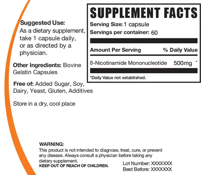 nmn supplement facts nmn supplement facts