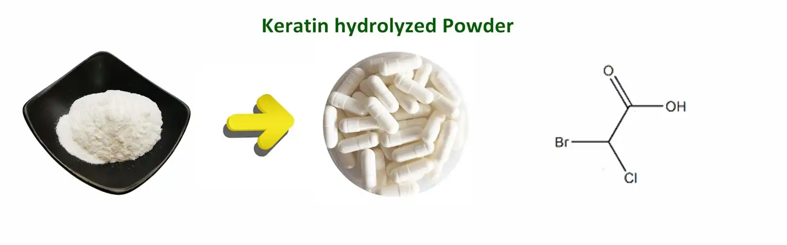 Keratin hydrolyzed Powder Keratin hydrolyzed Powder